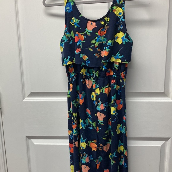 *5/$25* Merona flower print maxi dress size xs - Picture 5 of 5
